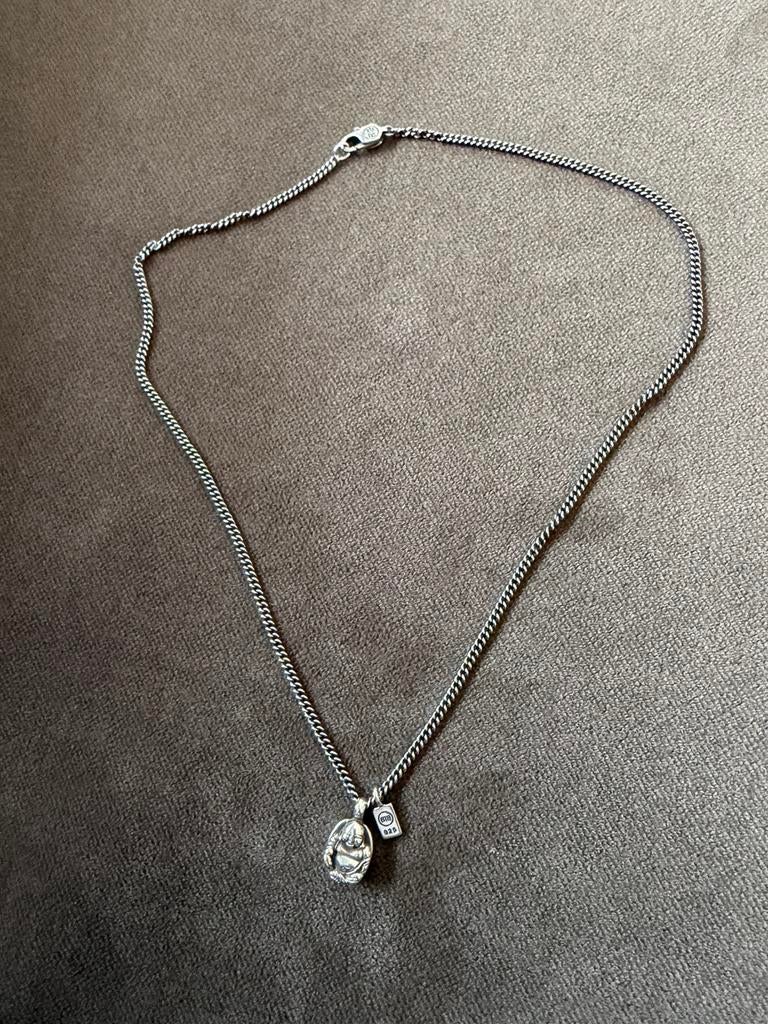 Ketting buddha to buddha vandaag ophalen, Ophalen of Verzenden, Zo goed als nieuw, Zilver, Met hanger