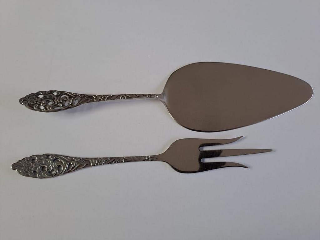 Taartschep verzilverd cakeprikker Sola, Ophalen of Verzenden