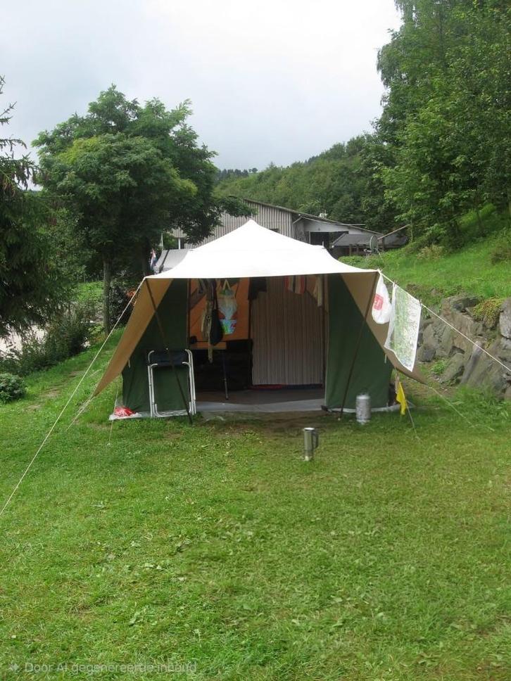 De Waard Albatros Junior tent - 4 personen, Caravans en Kamperen, Tenten, tot en met 4, Gebruikt, Ophalen