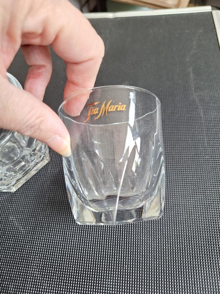 2 Tia Maria glaasjes, Verzamelen, Tia Maria, Onbekend, Ophalen of Verzenden, Zo goed als nieuw