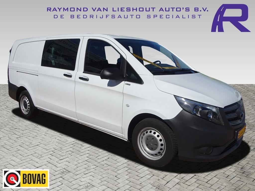 Mercedes-Benz Vito 114 CDI Extra Lang DUBBELE CABINE AIRCO C, Gebruikt, 4 cilinders, 2000 kg, Wit