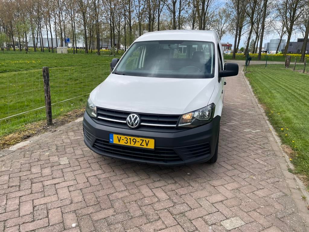 Volkswagen Caddy 2.0 TDI met BMT L1h1 75pk 2019, Auto's, Bestelauto's, Stof, 74 pk, 4 cilinders, Volkswagen