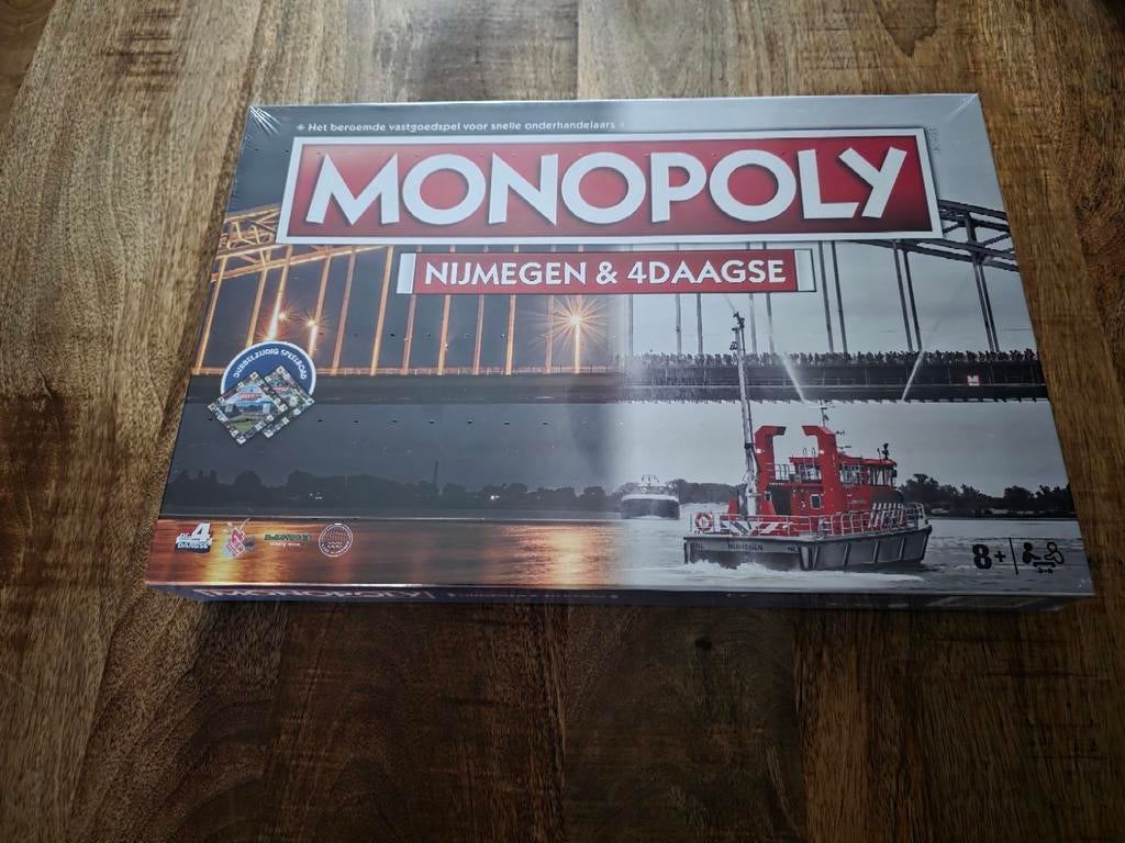 Monopoly Nijmegen & 4Daagse Editie - Nieuw in verpakking, Ophalen of Verzenden, Nieuw