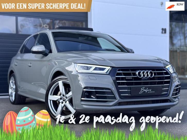 Audi Q5 55 TFSIe Quattro S-line Pano|Luchtvering|Adaptive Cr, Auto's, Audi, Bedrijf, Te koop, Q5, 360° camera, 4x4, ABS, Achteruitrijcamera