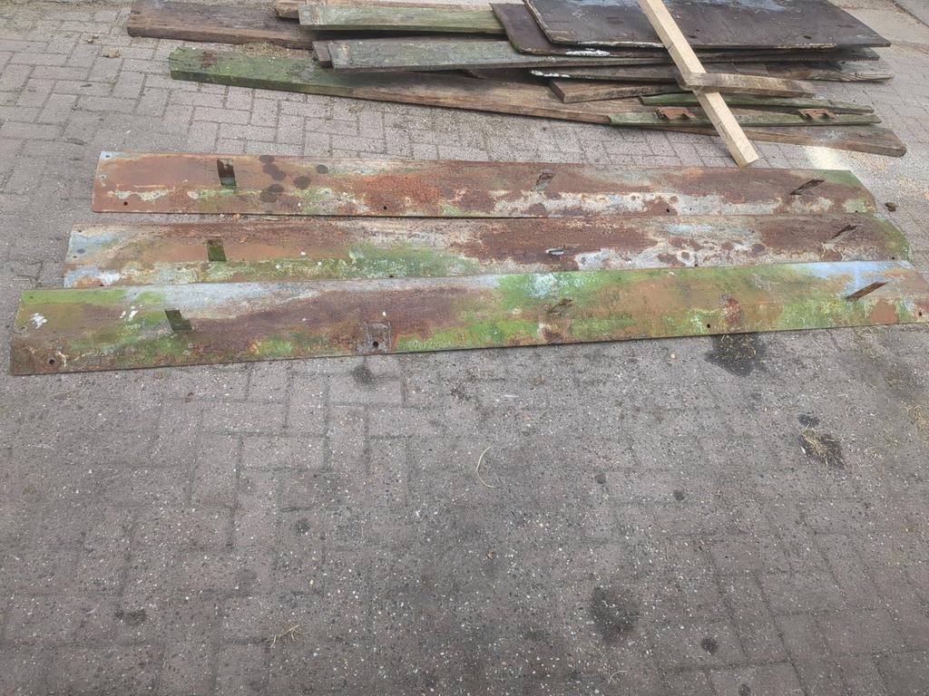 3x Diepstrooisel achterrand plaat, Ophalen