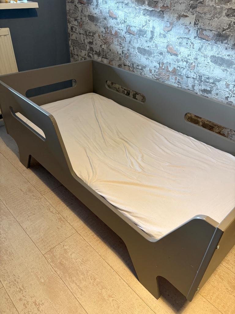 Kinderbed met matras, Ophalen, Gebruikt, 70 tot 85 cm, 140 tot 160 cm