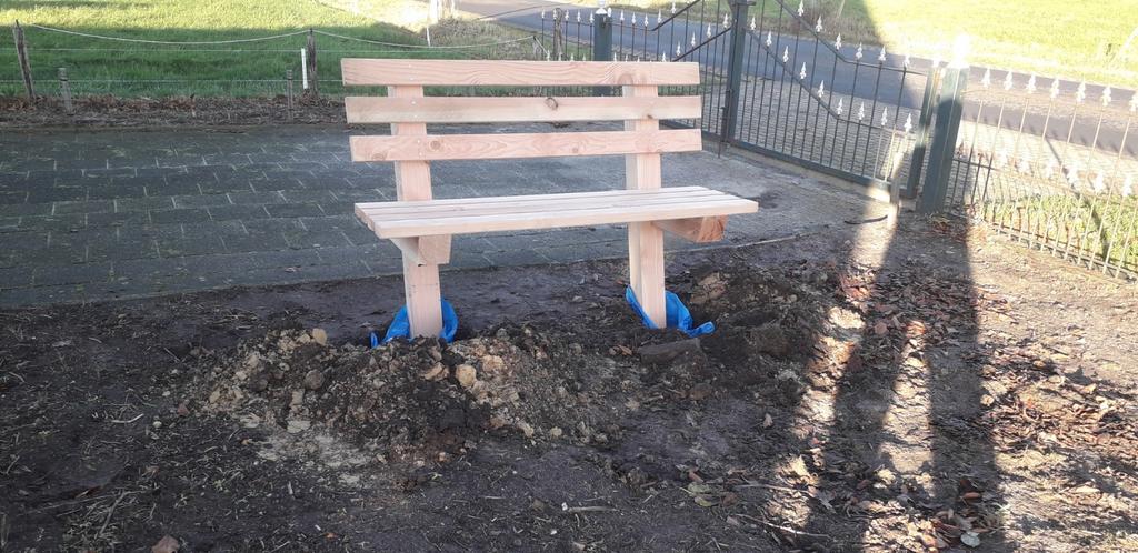 Tuinbankje Douglas hout, Tuin en Terras, Ophalen, Nieuw, Hout