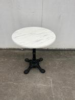 4 stuks bistro terrastafels rond 70 cm outdoor gietijzer, Ophalen, Zo goed als nieuw