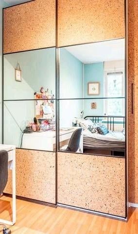 Twee schuifdeuren (2x75cm) voor Pax kast van 236 hoog., Ophalen, Gebruikt, 100 tot 150 cm, 200 cm of meer