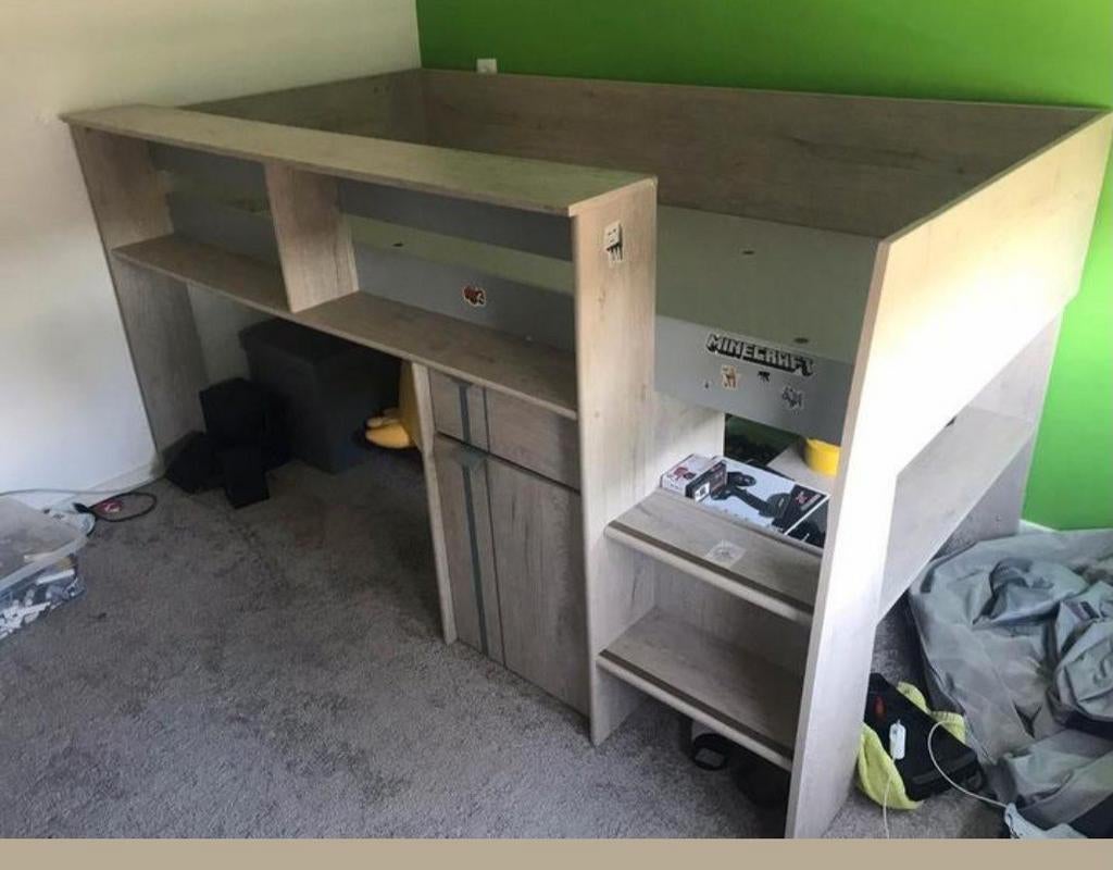 Hoogslaper kinderkamer, Ophalen, Gebruikt, Eenpersoons, 200 cm