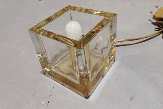 Vintage design ice cube tafellamp, Nachtmann Leuchten, Tweedehands, Tweedehands, Ophalen of Verzenden, Tweedehands