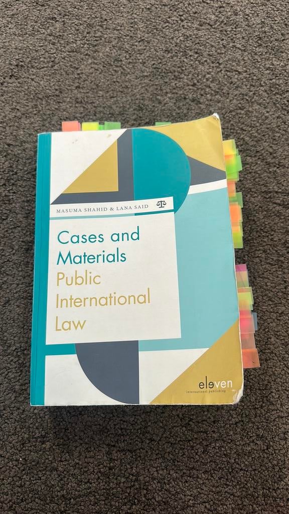 Lana Said - Cases and Materials Public International Law, Sociale wetenschap, Ophalen of Verzenden, Zo goed als nieuw, Lana Said; Masuma Shahid