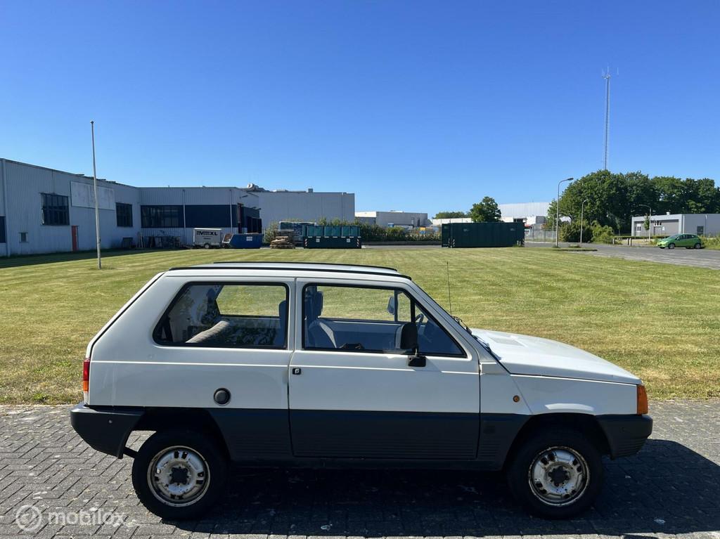 Fiat Panda 34 Van Uitvoering / Belasting Vrij / APK /, Voorwielaandrijving, Stof, Gebruikt, Wit