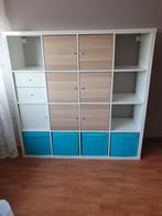 Ikea Kallax kast 4x4 hoogglans wit, Ophalen, Gebruikt
