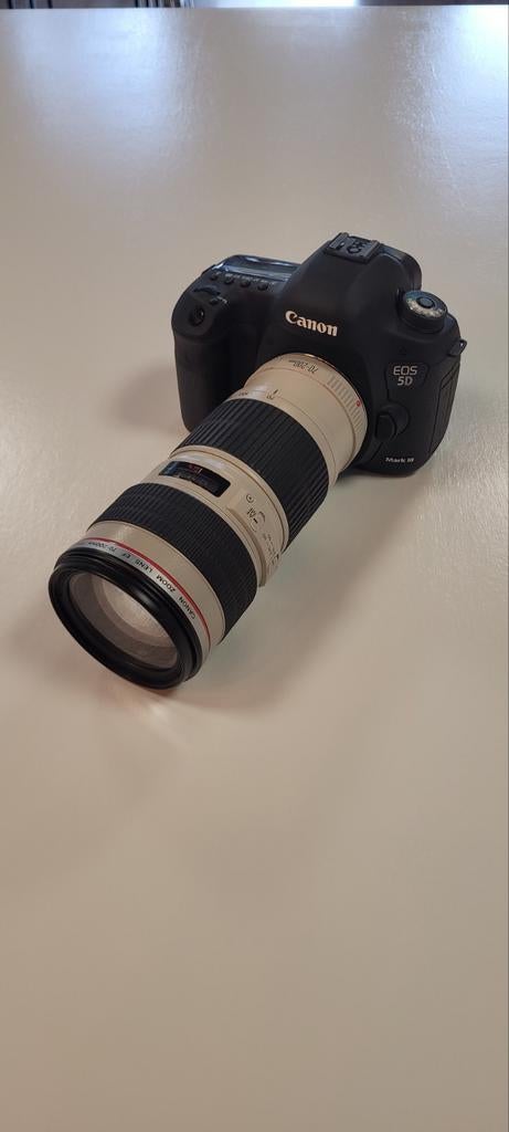 Canon EOS 5D Mark III met 70-200 F4 lens, Audio, Tv en Foto, Fotocamera's Digitaal, Zo goed als nieuw, Spiegelreflex, Canon, Geen optische zoom