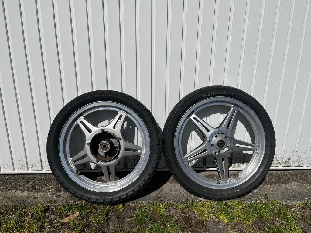 Setje 5-spaaks wielen Honda CB, Ophalen, Gebruikt