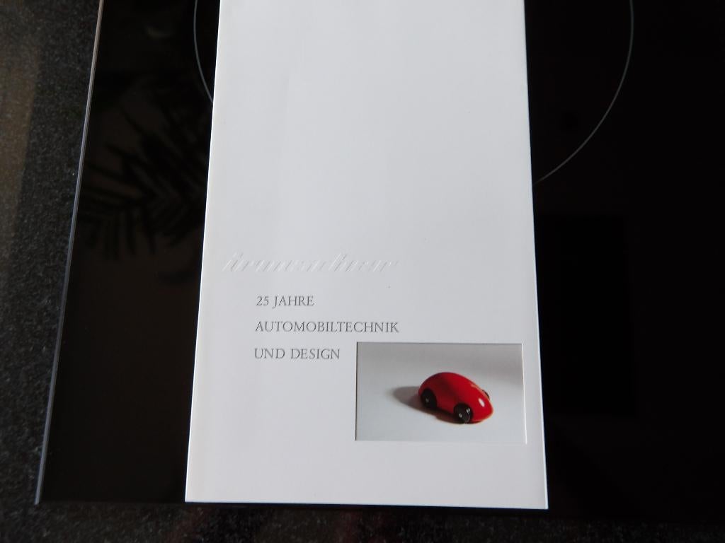 Folder IRMSCHER 25 Jahre automobiltechnik und design, Verzenden, Zo goed als nieuw, Overige merken