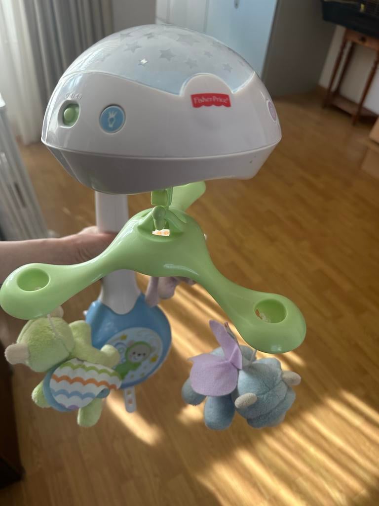 Fisher-Price muziek mobiel, Ophalen, Gebruikt, Overige typen, Met licht