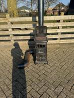 Gebruikte Houtkachel met Rookkanaal, Huis en Inrichting, Kachels, Ophalen, Gebruikt, Houtkachel, Vrijstaand