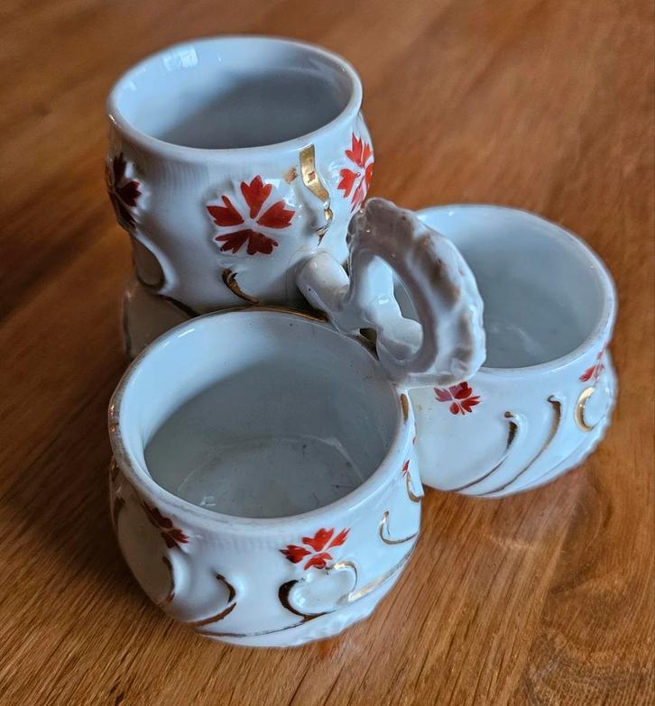 Charmant Antiek menagesetje, Verzamelen, Porselein, Kristal en Bestek, Gebruikt, Porselein, Ophalen of Verzenden