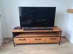 TV-meubel Romaro teakhout, Huis en Inrichting, Ophalen, Zo goed als nieuw, Minder dan 100 cm, 25 tot 50 cm