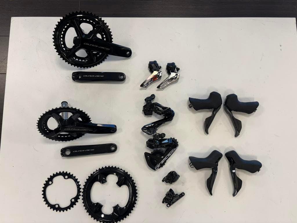 Shimano Dura Ace + GRX di2 12 shifters, derailleurs, cranks, Shimano, Nieuw, Ophalen of Verzenden, Info