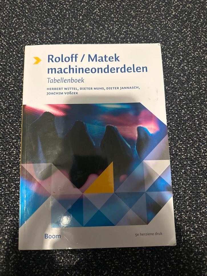 Roloff / Matek Machineonderdelen Tabellenboek, Boeken, Techniek, Zo goed als nieuw, Werktuigbouwkunde, Ophalen of Verzenden
