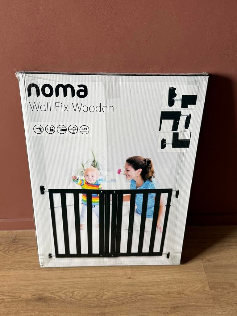 Noma Wall Fix Wooden Traphekje - Nieuw in doos, Ophalen, Nieuw, Schroefhekje, Hout