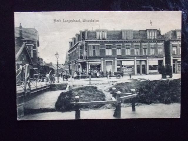 Winschoten Hoek Langestraat, Ophalen of Verzenden, Voor 1920, Groningen