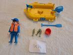 Playmobil 3574 Visser met rubberboot, Ophalen of Verzenden, Zo goed als nieuw, Complete set