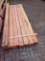 8 geschaafde Douglas balken / palen 14 cm dik en 3 m lang, Ophalen, Nieuw, 250 cm of meer, Balken