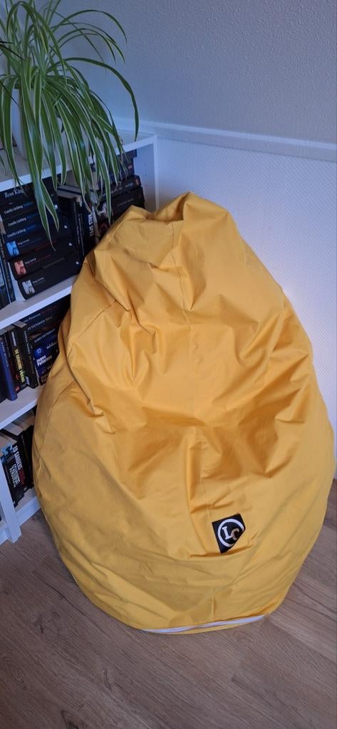 Gele zitzak, Huis en Inrichting, Zitzakken, Ophalen of Verzenden, Gebruikt, Geel, Zitzak