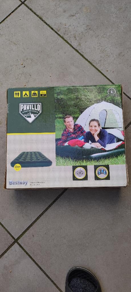 tent camping matras opblaasbaar luchtbedden 2x nieuw, Caravans en Kamperen, Luchtbedden, Nieuw, 2-persoons, Ophalen