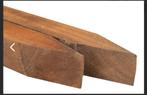 2 hardhouten palen 3 meter lang 7x7 cm, Ophalen of Verzenden, Nieuw, 250 cm of meer, Palen