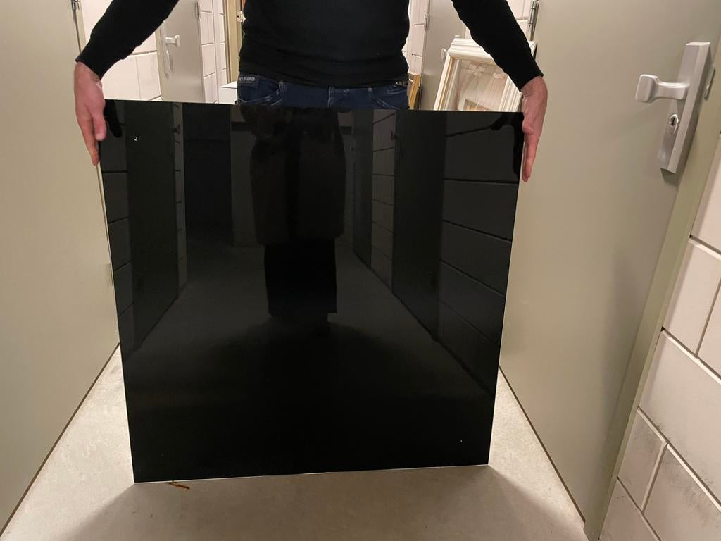 Ophalen gratis Groot zwart magnetisch whiteboard Glass board, Diversen, Schoolborden, Ophalen, Gebruikt, Whiteboard