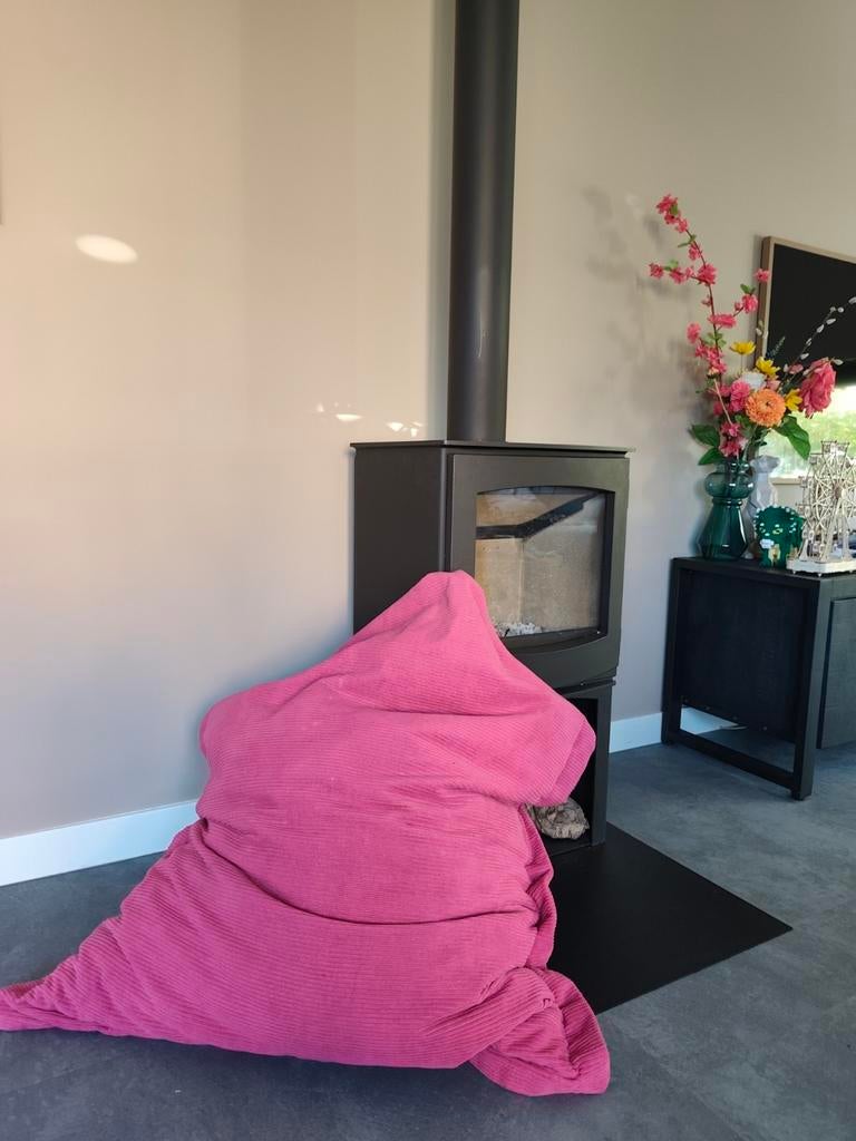 Heerlijke roze zitzak!, Ophalen, Zo goed als nieuw, Roze, Zitzak