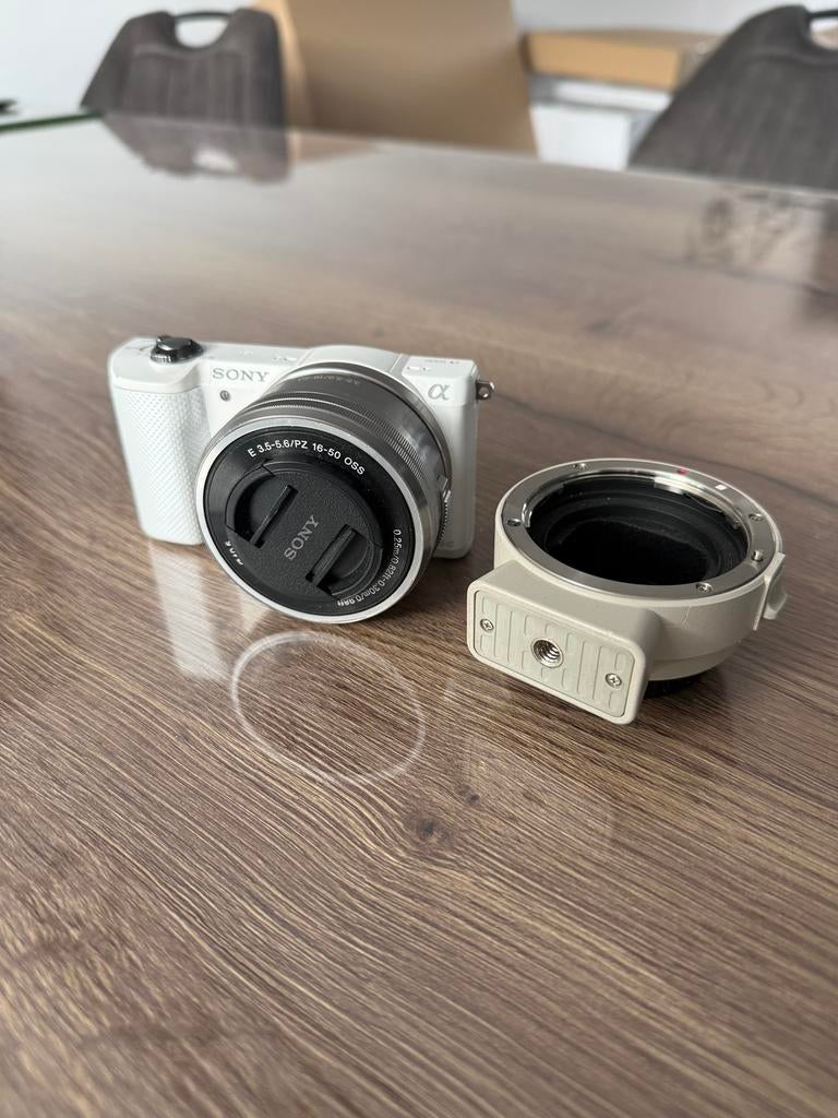 Sony A5000 incl. 16-50mm en EF adapter, Gebruikt, Compact, Sony, Ophalen