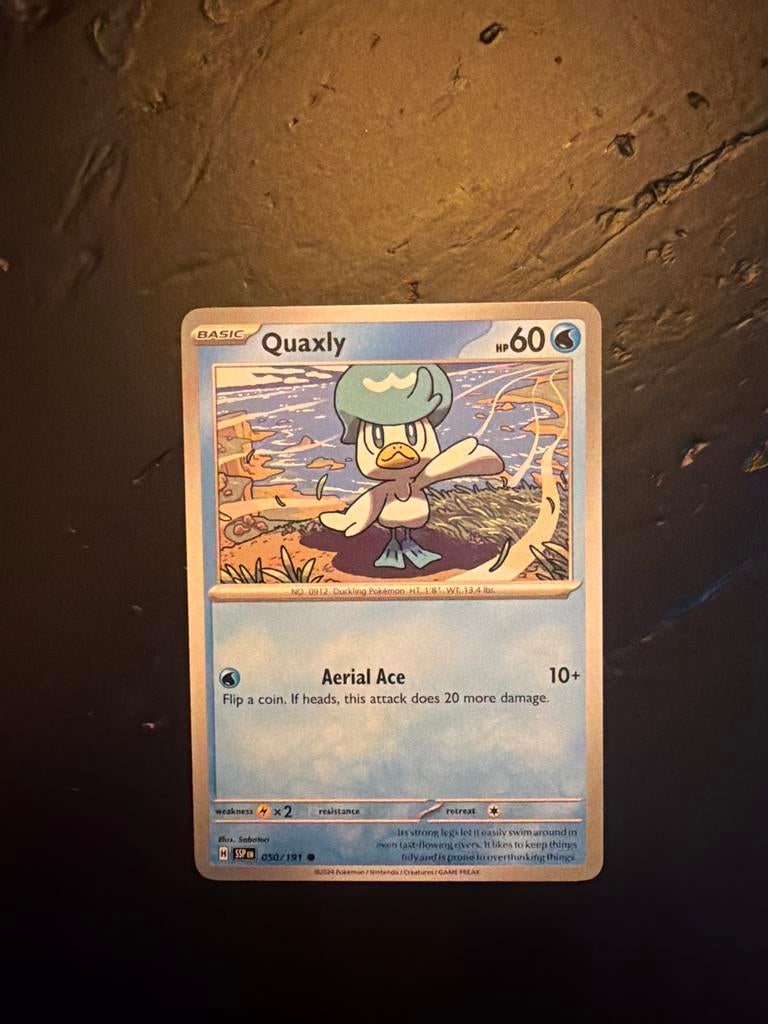 Quaxly 050/191 - Pokémon kaart, Ophalen of Verzenden, Zo goed als nieuw, Losse kaart