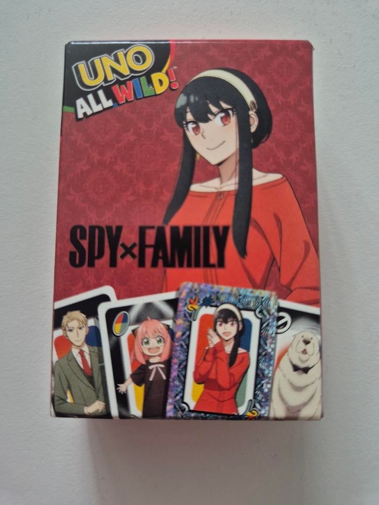 UNO All Wild! SPY x FAMILY Kaartspel, Een of twee spelers, Ophalen of Verzenden, Nieuw, Mattel Games