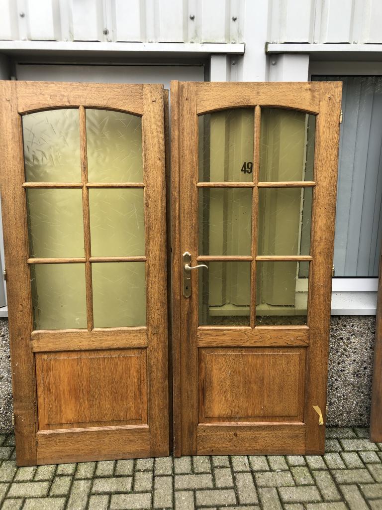Prachtset massief eiken deuren ( zie foto's), La belle porte, Jurgen.hoogenboezem@gmail.com, Nieuwstraat 1c, 6271 AX Gulpen