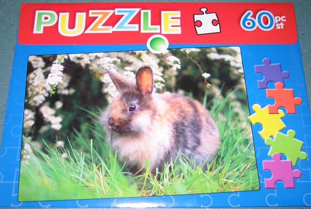 Puzzel met konijntje, Ophalen of Verzenden, Meer dan 50 stukjes, Gebruikt, 6 jaar of ouder