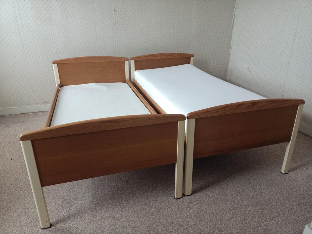 Seniorenbed, Ophalen, 90 cm, Eenpersoons, Hout