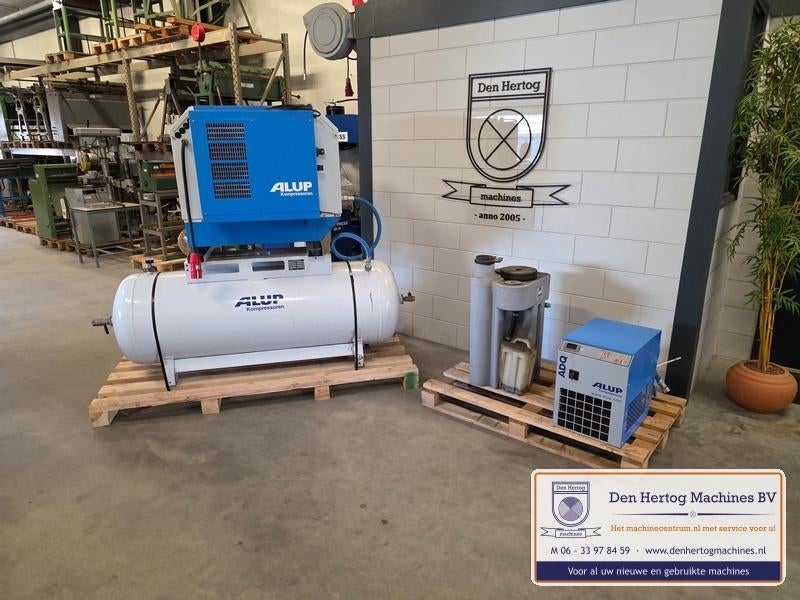 Compressor Alup SCK15-08PLUS/500 bj 2003 11kW droger, Doe-het-zelf en Verbouw, Compressors, Ophalen, Geluidgedempt, Gebruikt, 800 liter/min of meer
