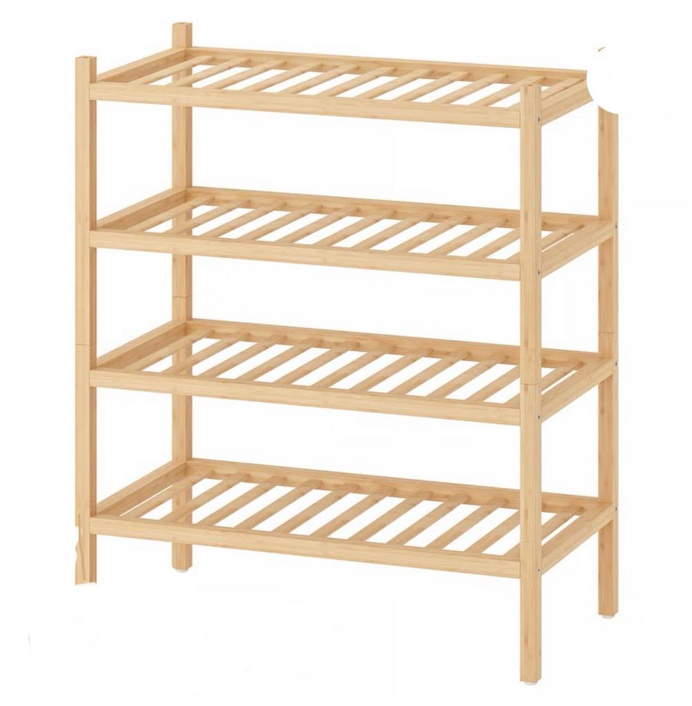 Ikea schoenenrek met 4 etages en losse onderplaat, Ophalen, Gebruikt