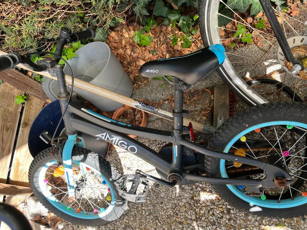 Gratis op te halen- Amigo Kinderfiets - 16 inch - Gebruikt, Fietsen en Brommers, Fietsen | Kinderfietsjes, Ophalen, Gebruikt, Terugtraprem