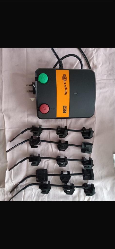 Kattenschrikdraad set, Ophalen, Gebruikt