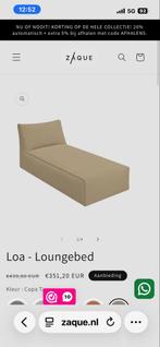 Zaque Loa Lounge zitzak, Huis en Inrichting, Ophalen, Zo goed als nieuw, Beige, Zitzak