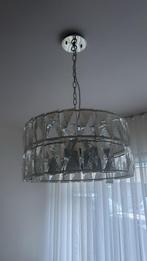 Prachtig lamp met kristallen details, Ophalen of Verzenden, Zo goed als nieuw, Glas