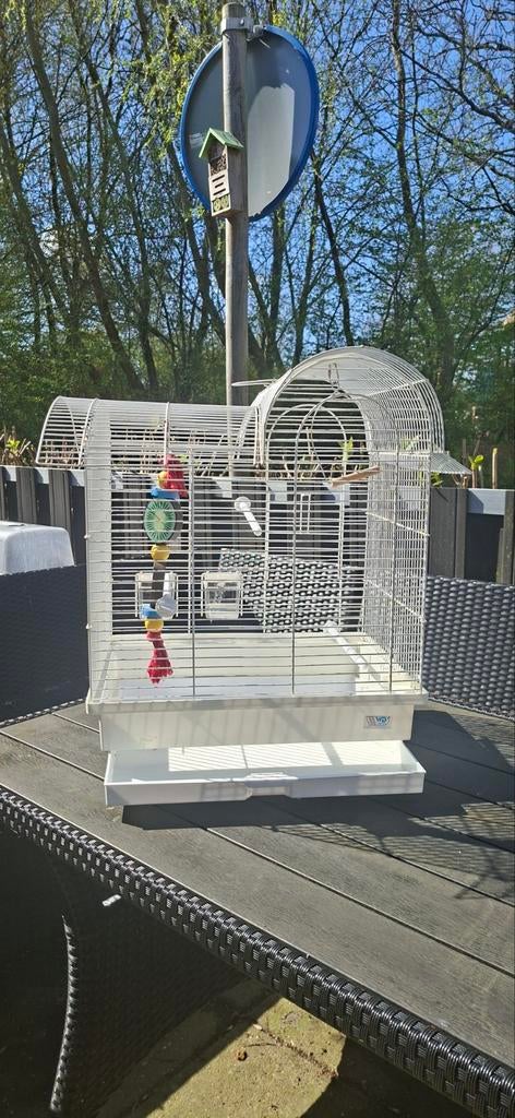 Vogelkooi, Dieren en Toebehoren, Vogels | Hokken en Kooien, Ophalen, Zo goed als nieuw, Metaal, Vogelkooi