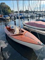 Zeilboot Spanker met weg- en waltrailer (in Aalsmeer), Watersport en Boten, Ophalen, Geen motor, Gebruikt, Overige brandstoffen